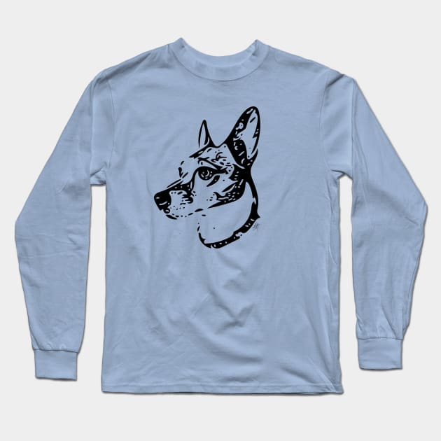 Jack Russell Terrier Long Sleeve T-Shirt by beangrphx